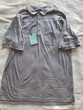 Leisure Society Camden Polo Shirt Mens XL NWOT Cool Grey SmithGroup Luxury